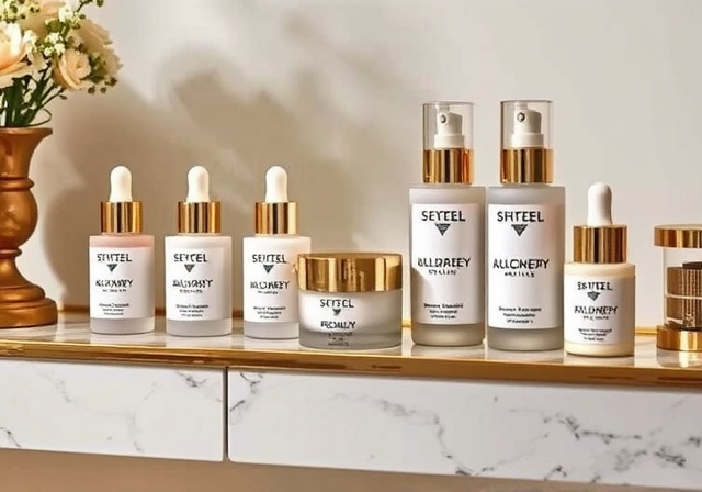 Premium beauty products display