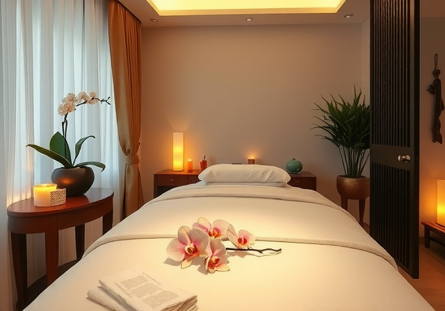 Relaxing massage treatment